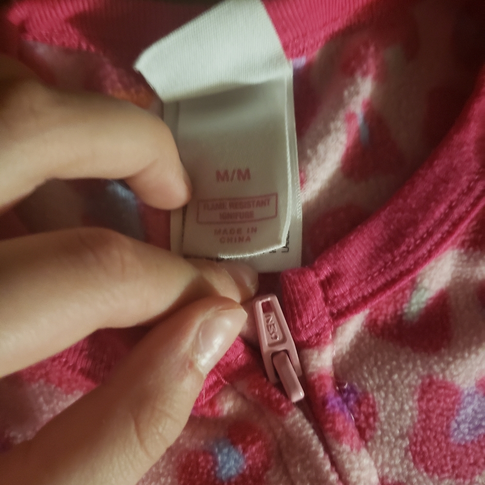 Light pink pajamas